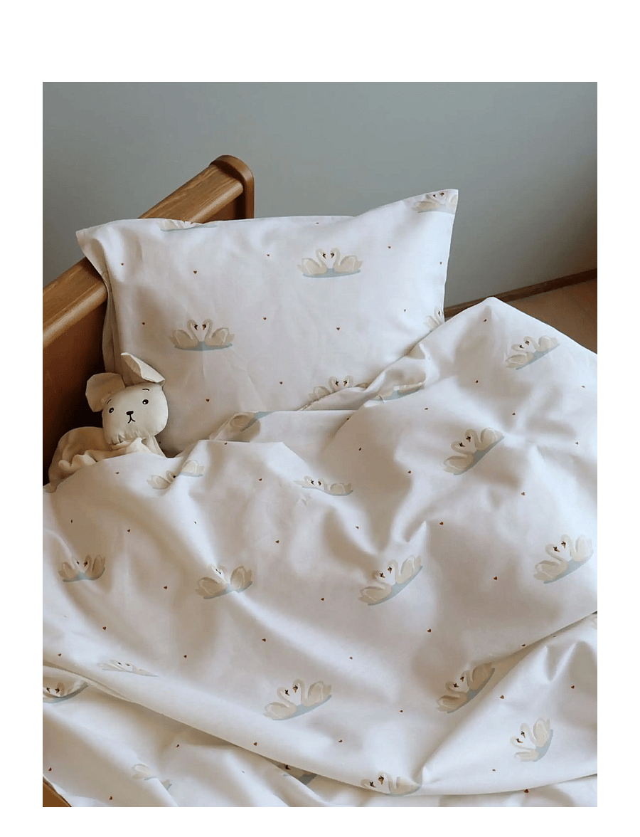 BrandMac - Bed linen "by mats" Swan love 100x140, 40x45 cm - voodilinad - multi coloured - 2