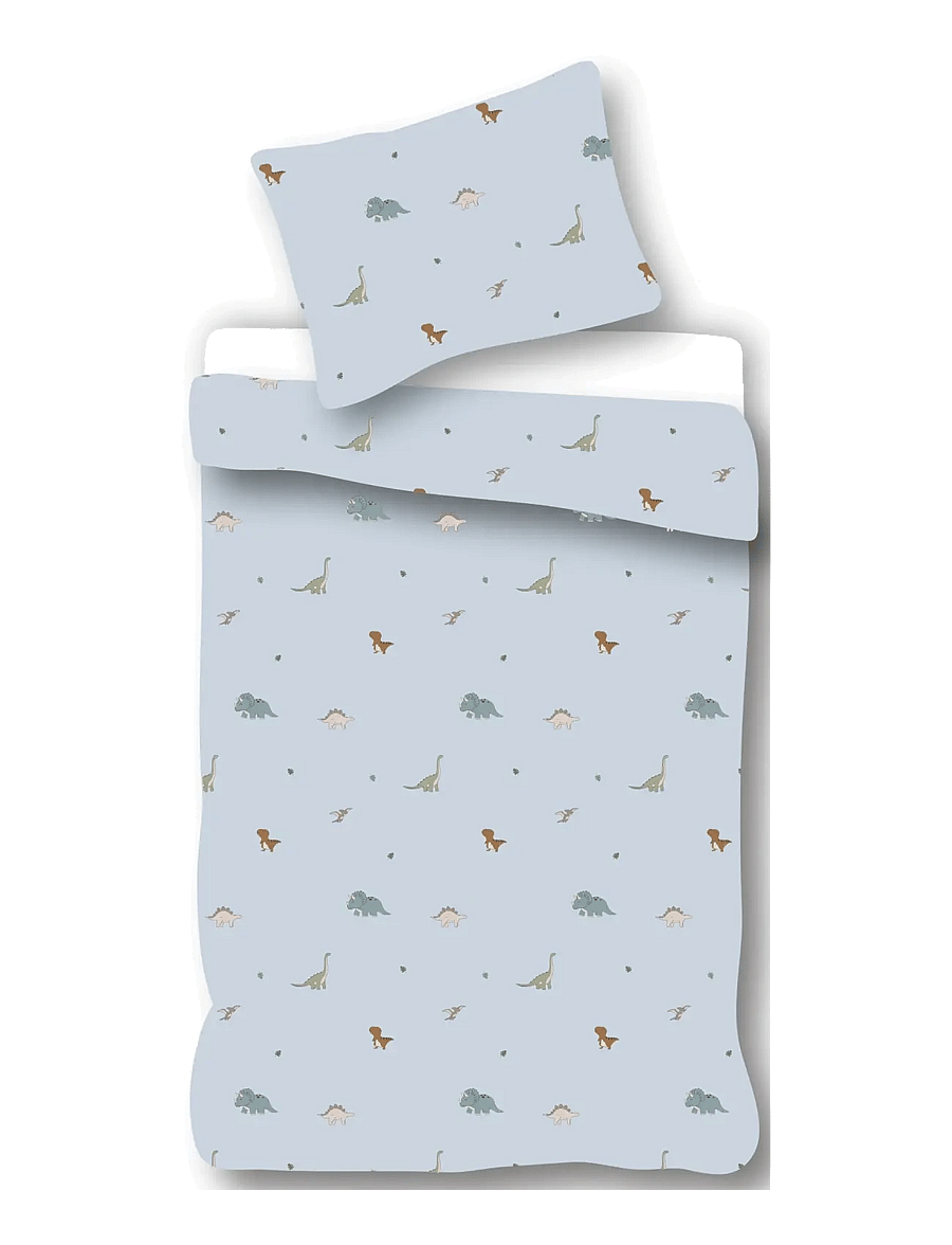 BrandMac - Bed linen "by mats" Mini dino 100x140, 40x45 cm - bettwäsche-set - multi coloured - 0
