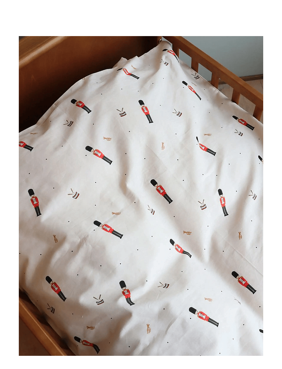 BrandMac - Bed linen "by mats" Toy soldier 100x140, 40x45 cm - voodipesukomplektid - multi coloured - 2