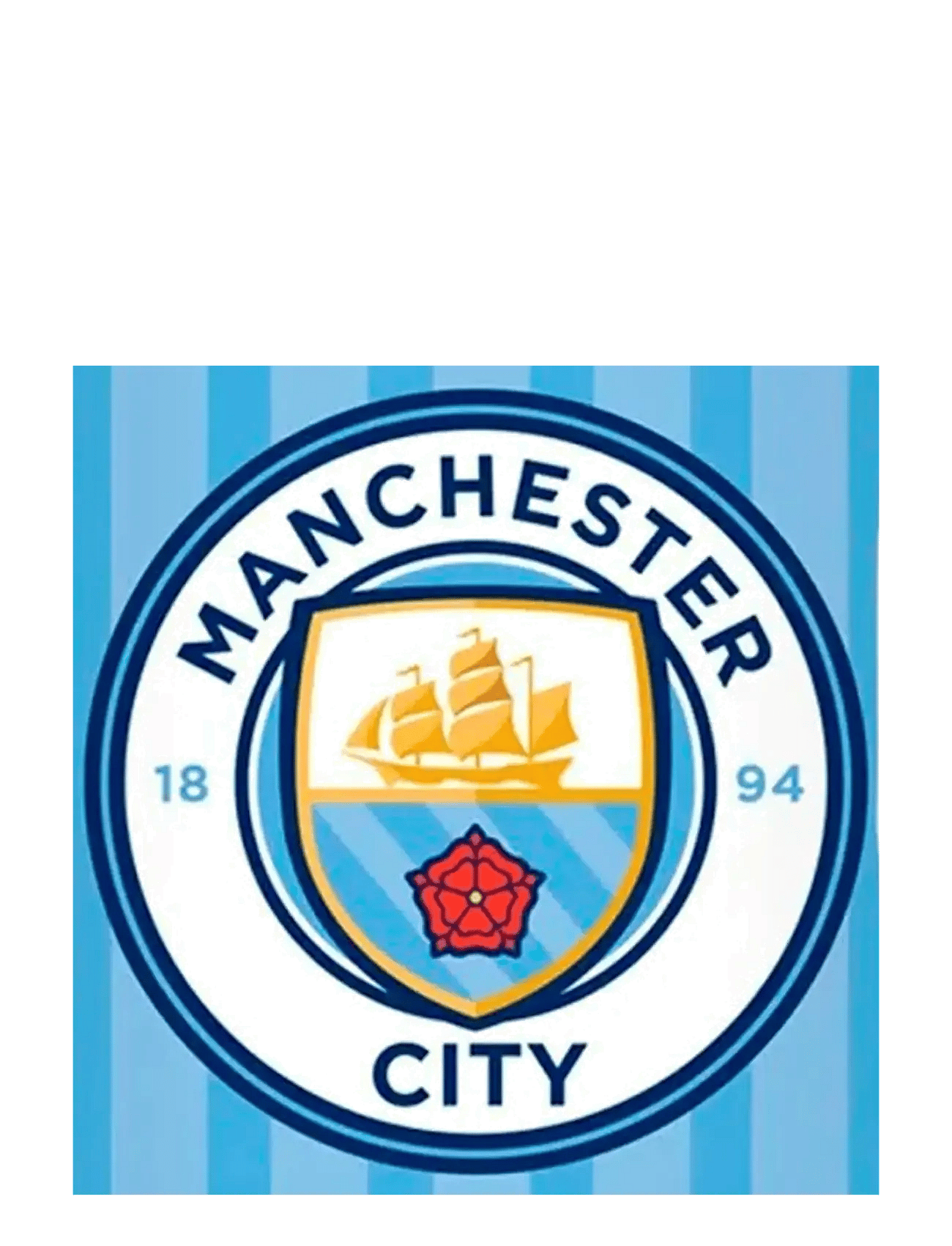 Manchester City cotton beah towel