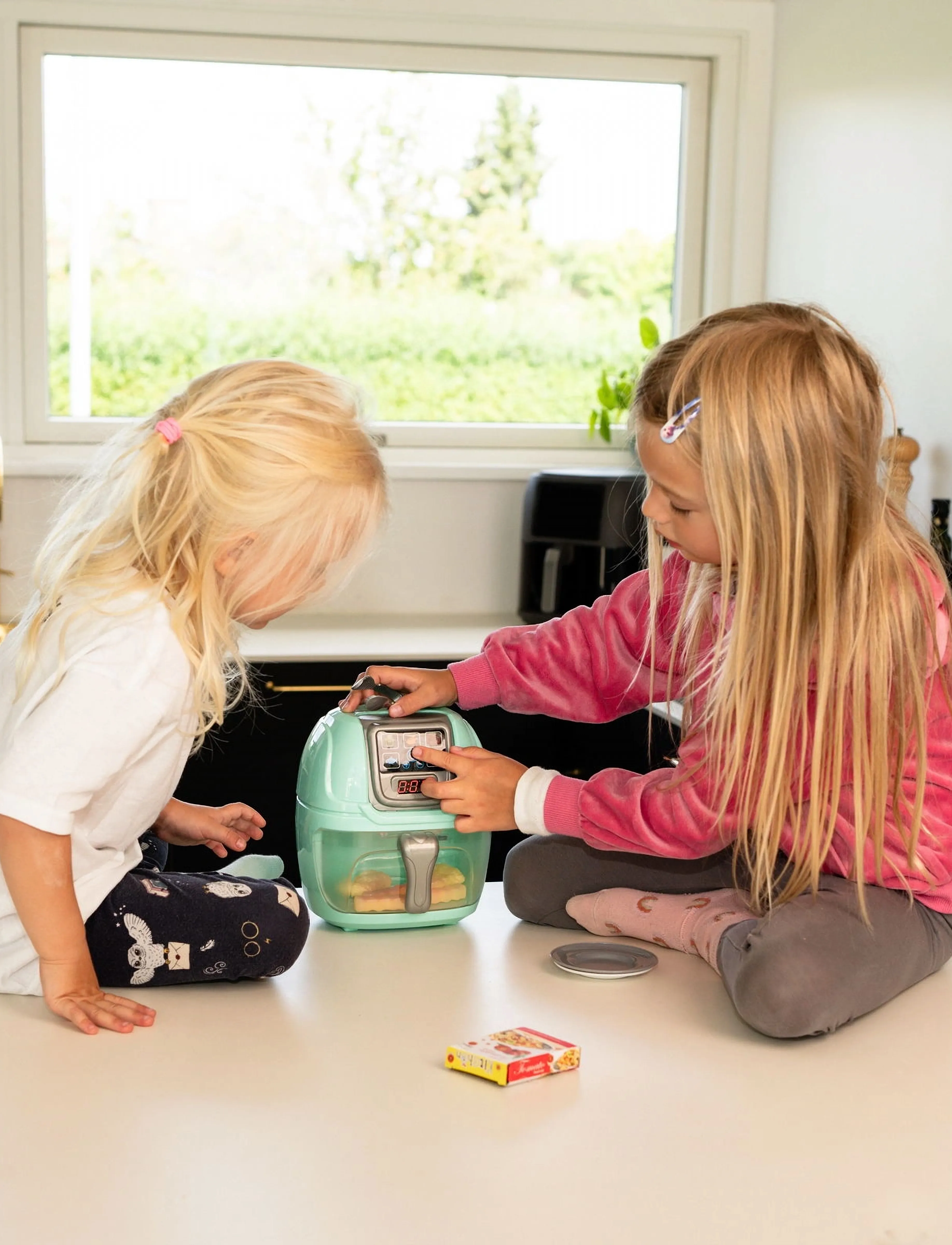 BrandMac Airfryer, 18X17X22 cm, Green, Legetøjskøkkener Og Tilbehør > Tilbehør Til Legetøjskøkkener, Børn