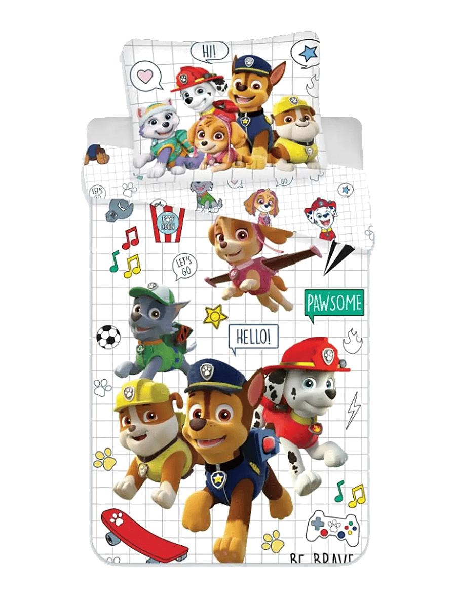 Paw Patrol - Bed linen Junior Paw Patrol PP 1071 - 100x140, 40x45 cm - bettwäsche-set - multi coloured - 0