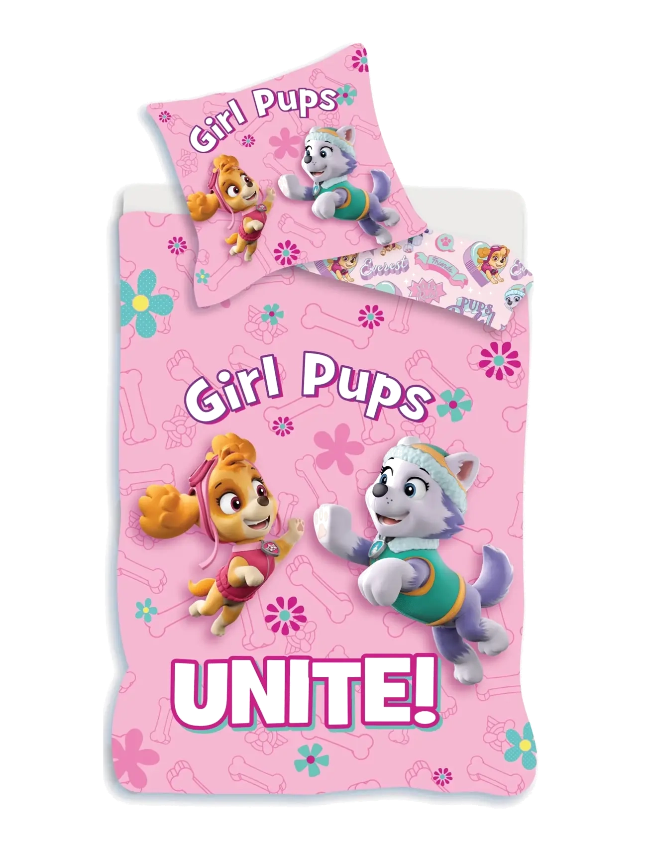 Bed linen Junior Paw Patrol 1090 - 100x140, 40x45 cm - MULTI COLOURED
