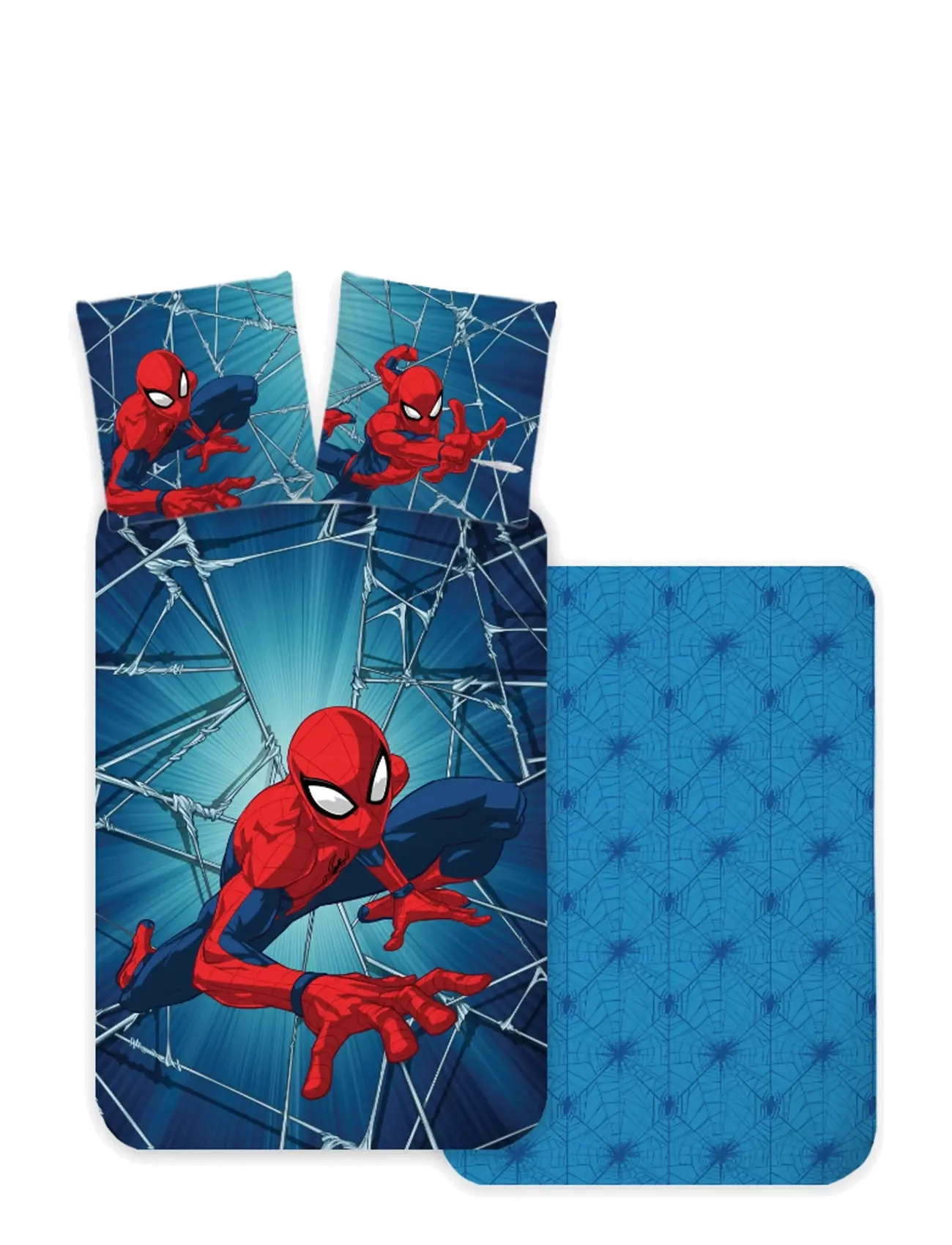 BrandMac Bed Linen Junior Spiderman 1928 100X140, 40X45 Cm, 100X140.40X45 cm, Sleep Time, Rot - Pillow Cases, Kinder