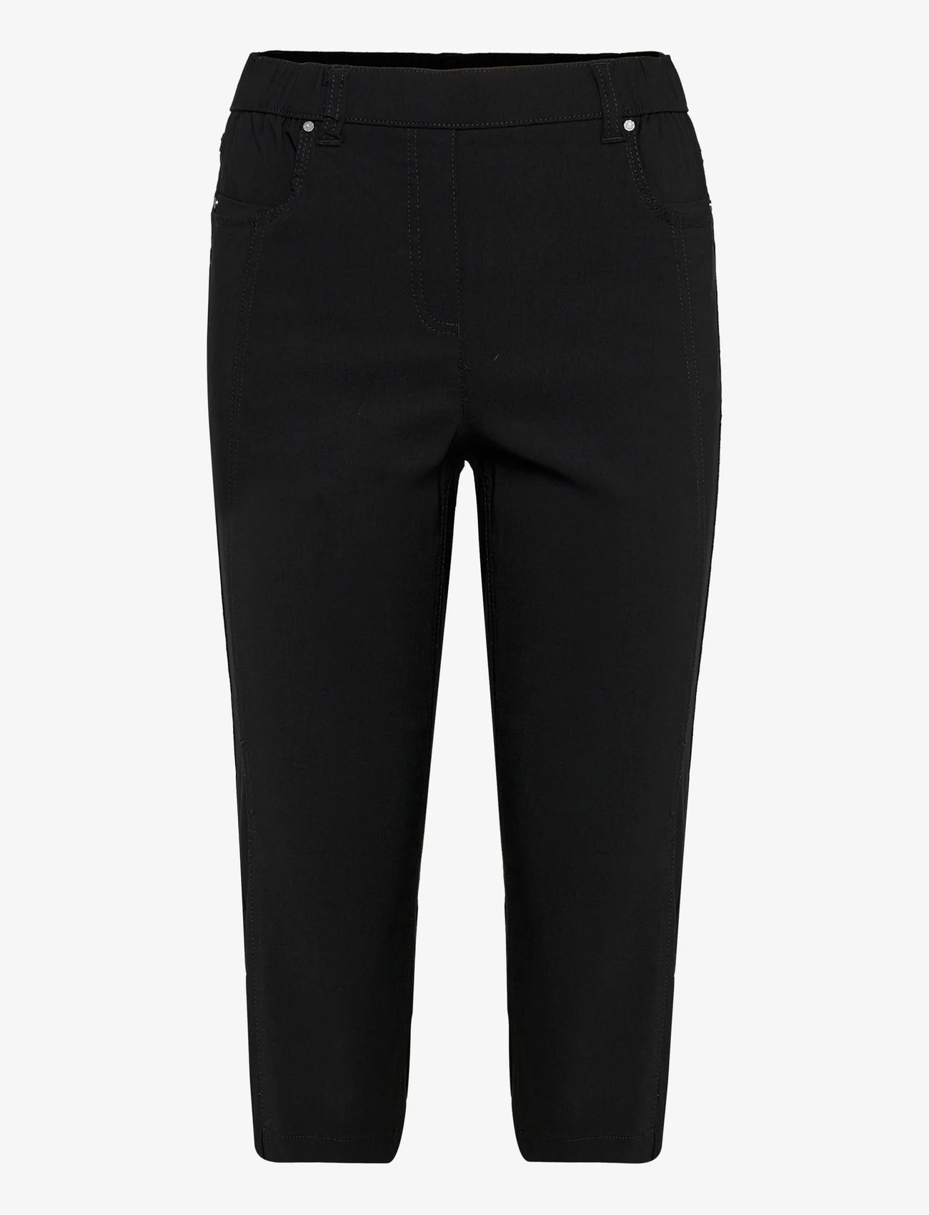 Brandtex - Capri pants - kapripüksid - black - 0