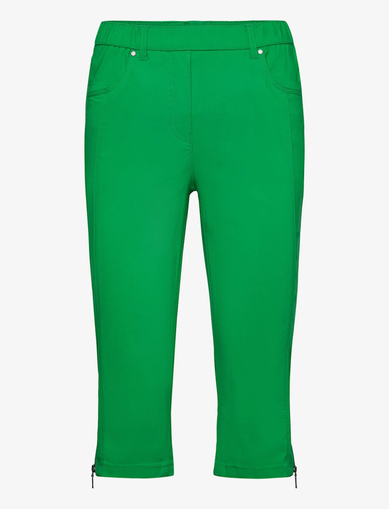 Brandtex - Capri pants - spodnie capri - bright green - 0