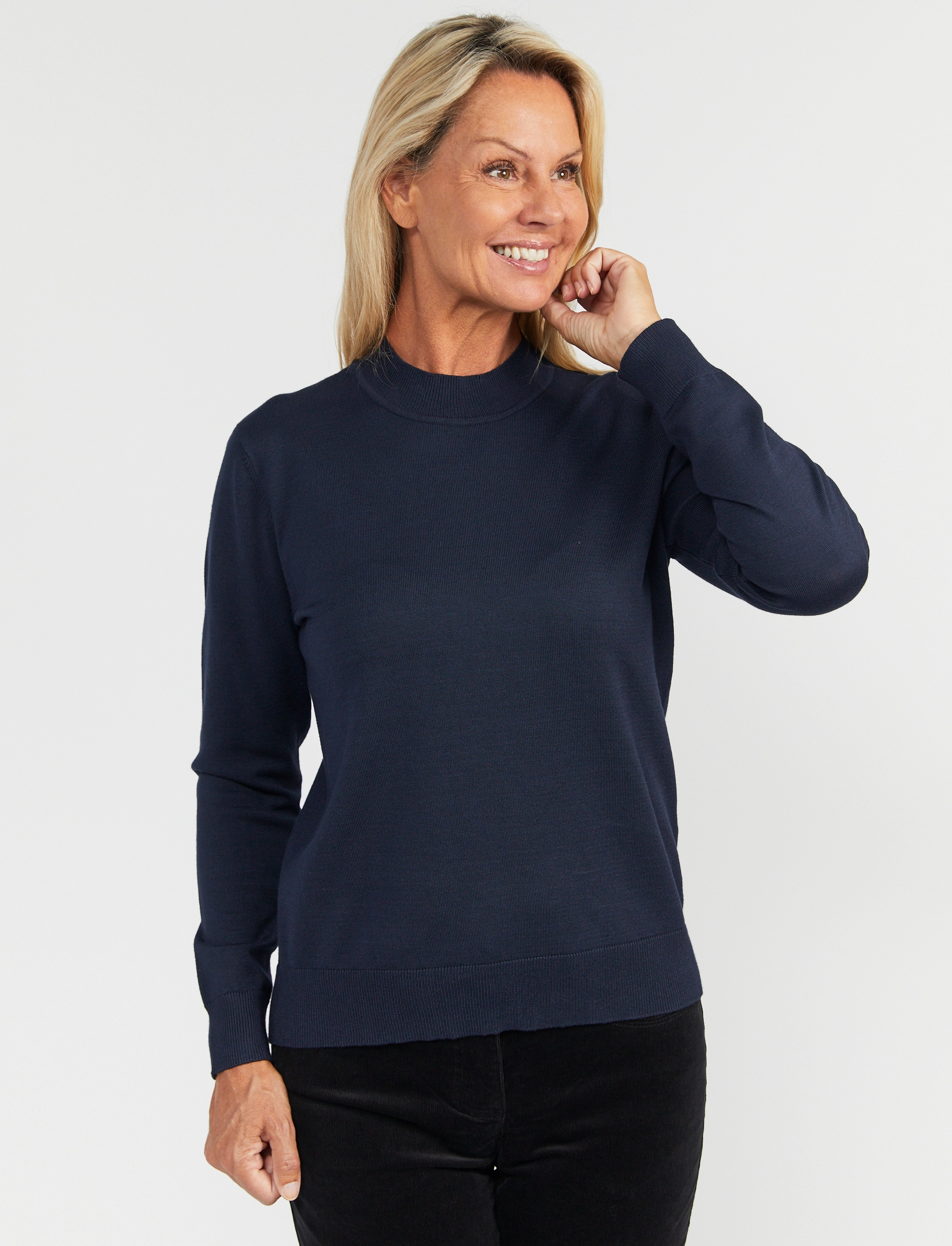 Brandtex - Pullover-knit Light - midnight blue - 2