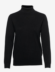 Brandtex - Pullover-knit Light - rullekraver - black - 0