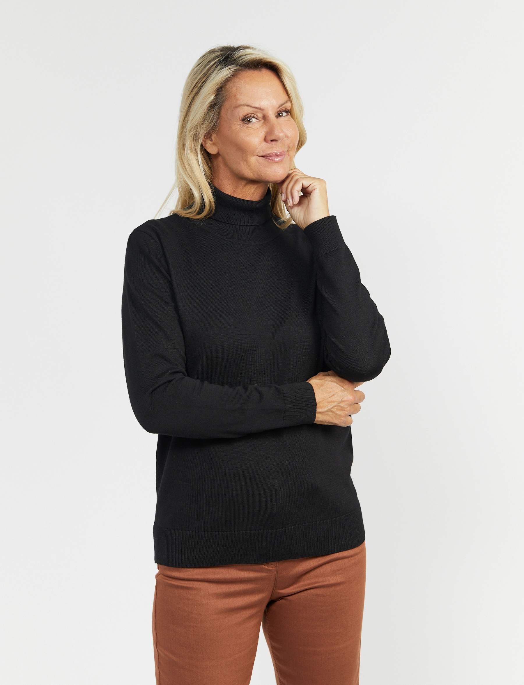Brandtex - Pullover-knit Light - black - 2