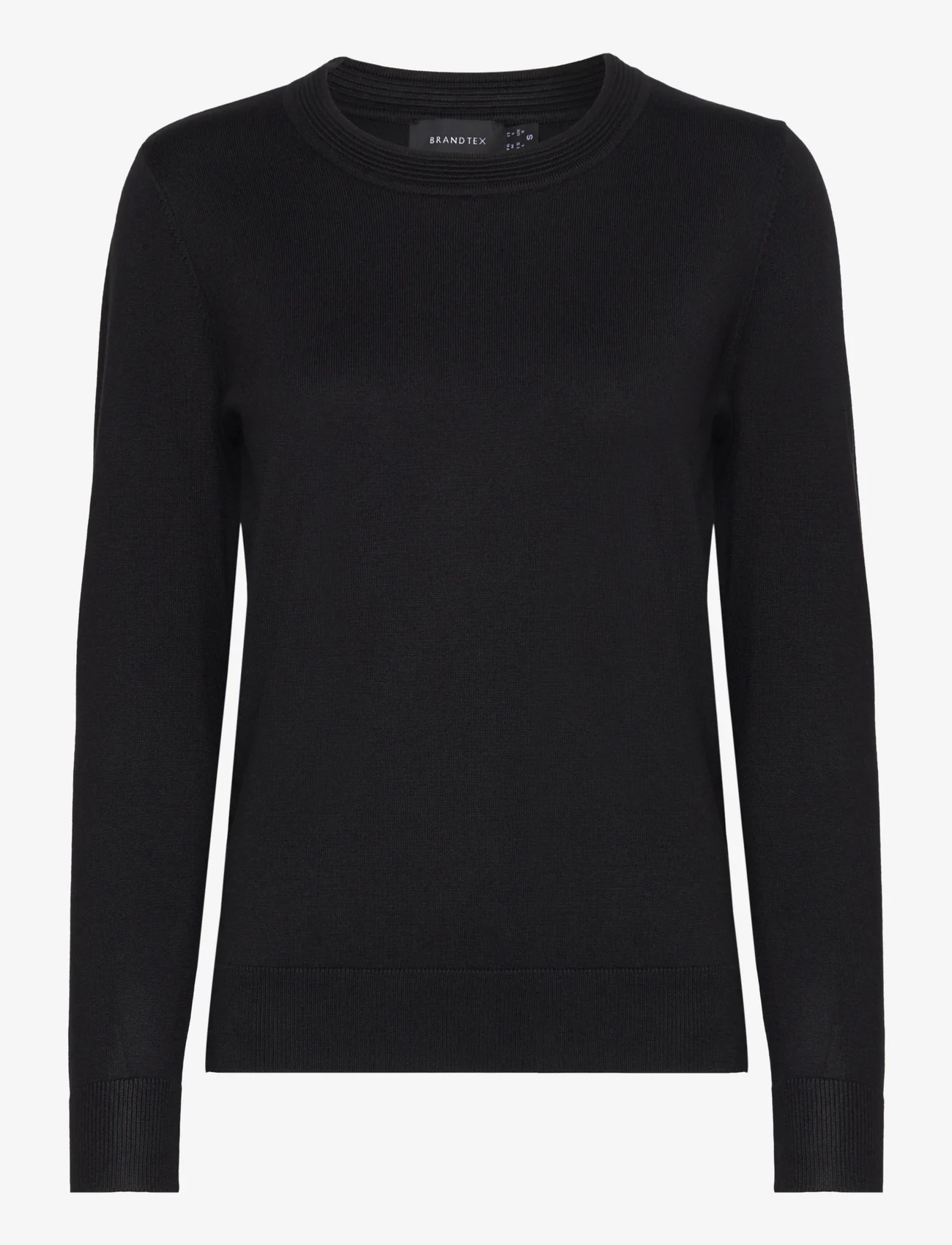Brandtex - Pullover-knit Light - najniższe ceny - black - 0