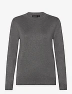 Pullover-knit Light - GREY MELANGE