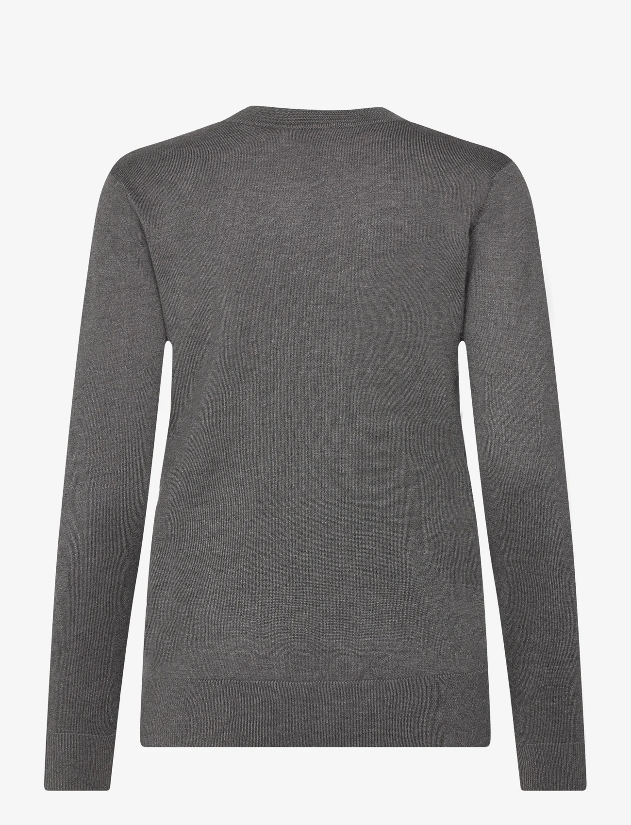 Brandtex - Pullover-knit Light - alhaisimmat hinnat - grey melange - 1