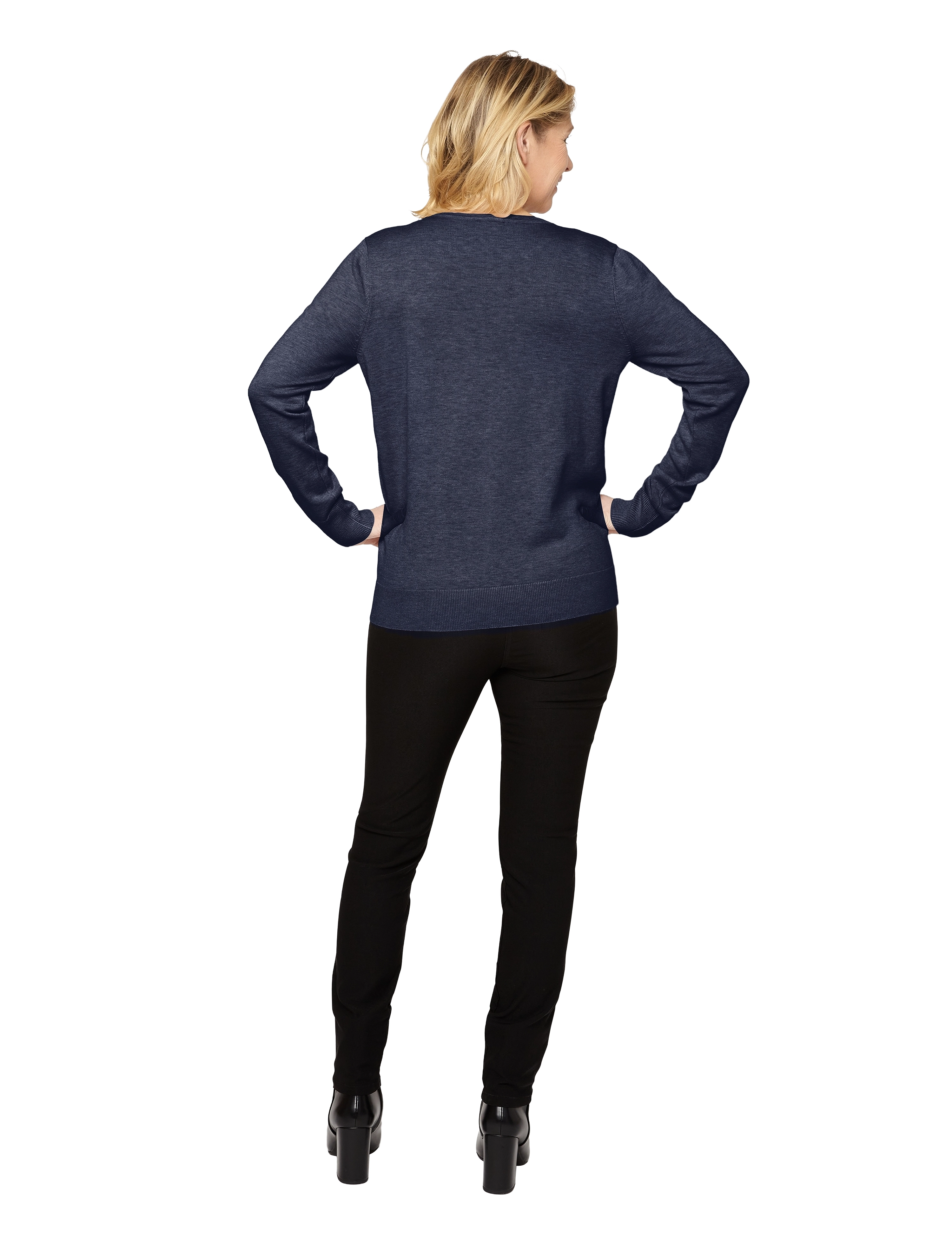 Brandtex - Cardigan-knit Light - midnight blue - 3