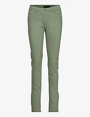 Brandtex - Casual pants - džinsa bikses ar tievām starām - hedge green - 0