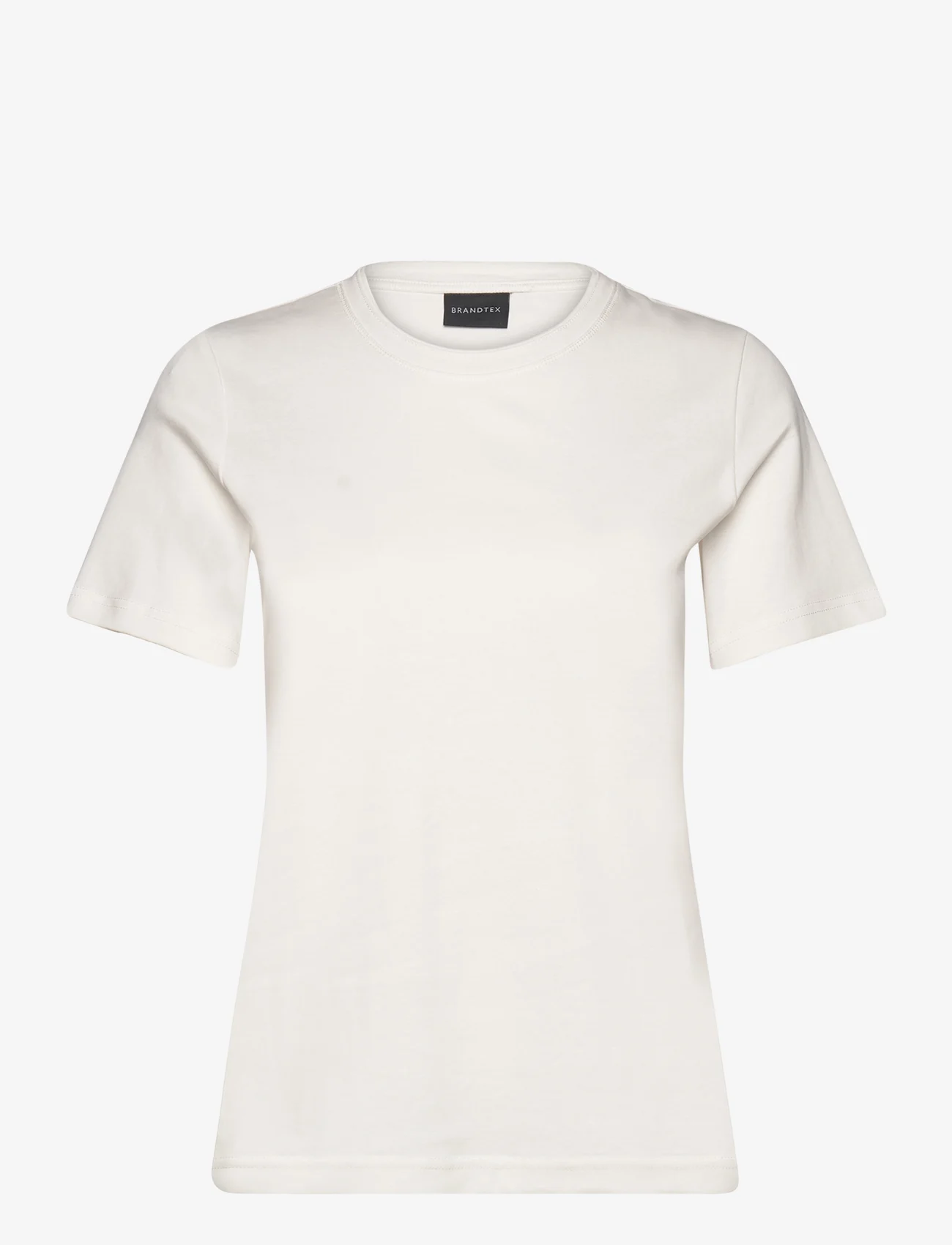 Brandtex - T-shirt s/s - alhaisimmat hinnat - offwhite - 0