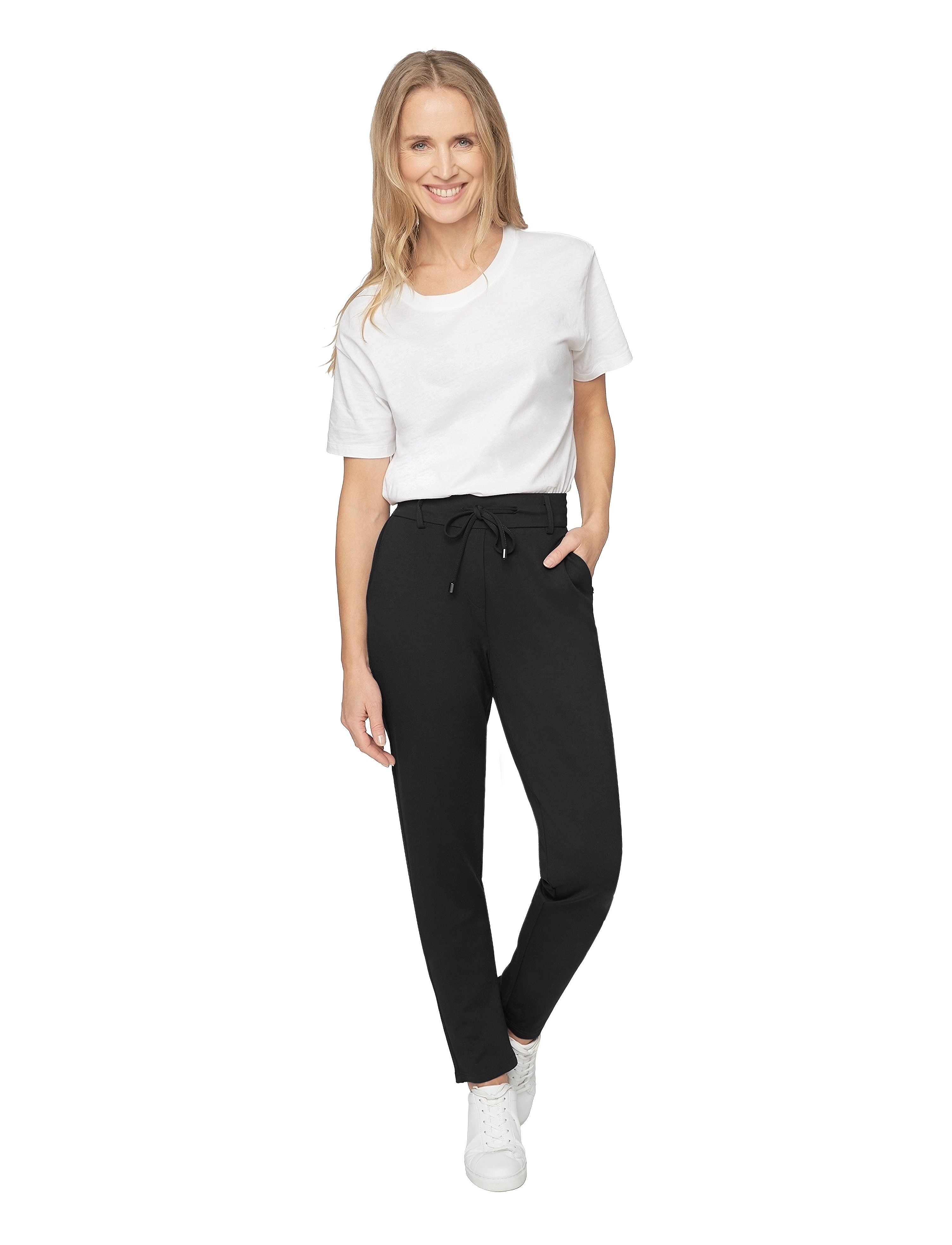 Brandtex - B. COASTLINE Casual pants - black - 4