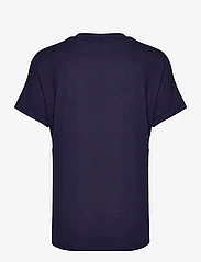 Brandtex - Blouse-woven - short-sleeved blouses - navy blue - 1