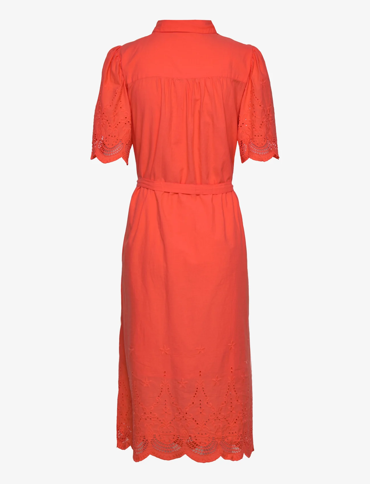 Brandtex - B. COPENHAGEN Dress-light woven - shirt dresses - living coral - 1