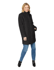 Brandtex - Coat Outerwear Light - winter jackets - black - 4