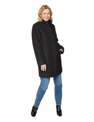 Brandtex - Coat Outerwear Light - wintermäntel - black - 4