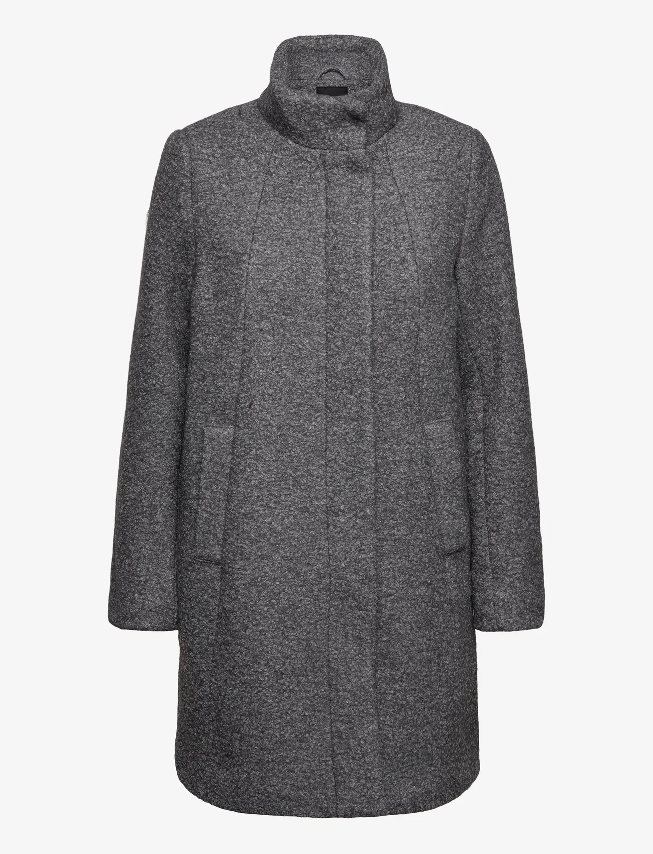 Brandtex - Coat Outerwear Light - winter coats - med. grey mell. - 0