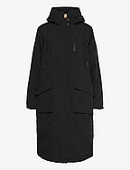 B. COASTLINE Coat Outerwear Heavy - BLACK