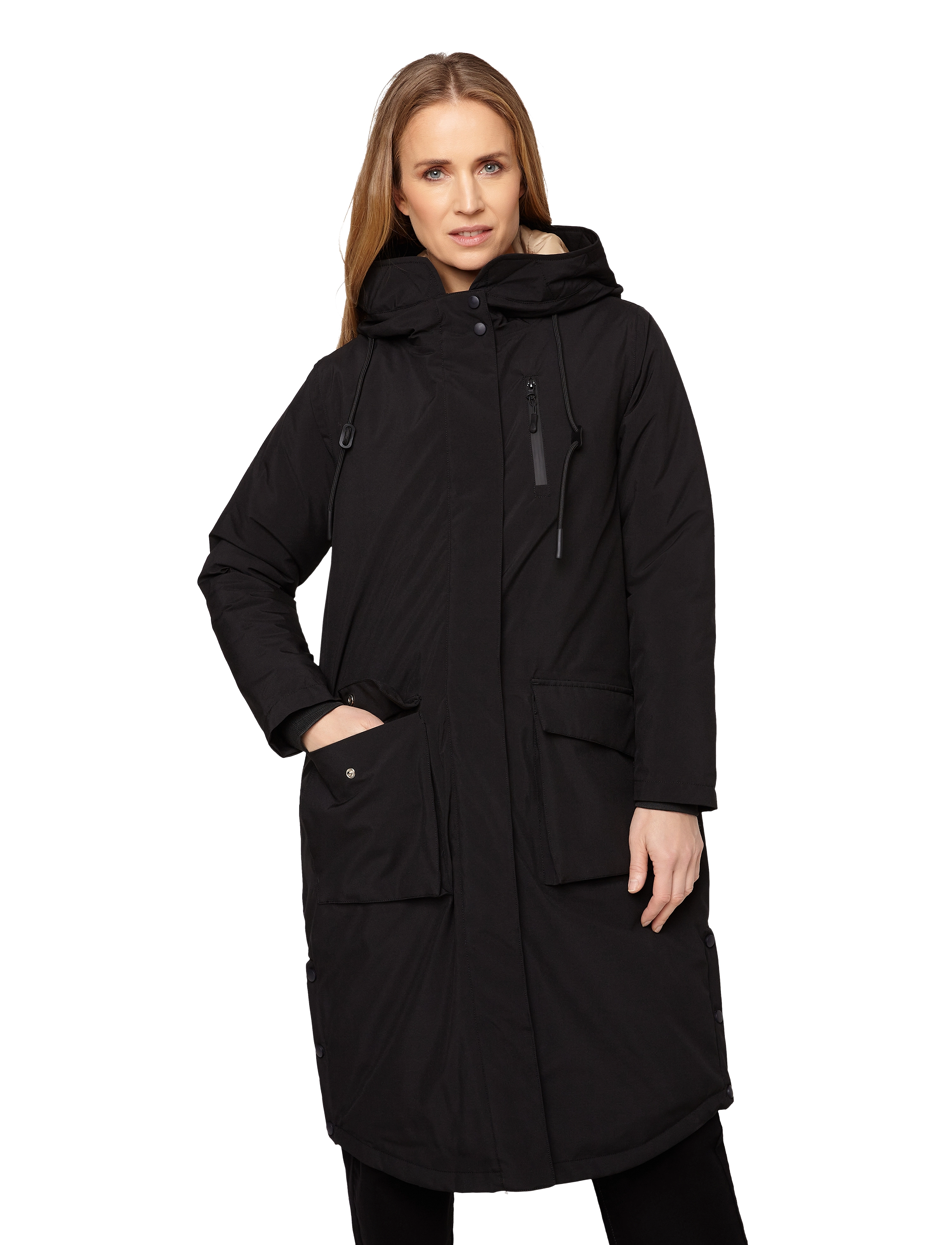 Brandtex - B. COASTLINE Coat Outerwear Heavy - black - 4