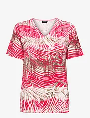 Brandtex - T-shirt s/s - t-skjorter - pink mix - 0