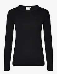 Brandtex - B. COASTLINE T-shirt l/s - long-sleeved tops - black - 0