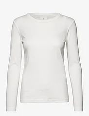 Brandtex - B. COASTLINE T-shirt l/s - long-sleeved tops - offwhite - 0