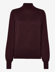 B. COPENHAGEN Pullover-knit Light - WINE FUDGE