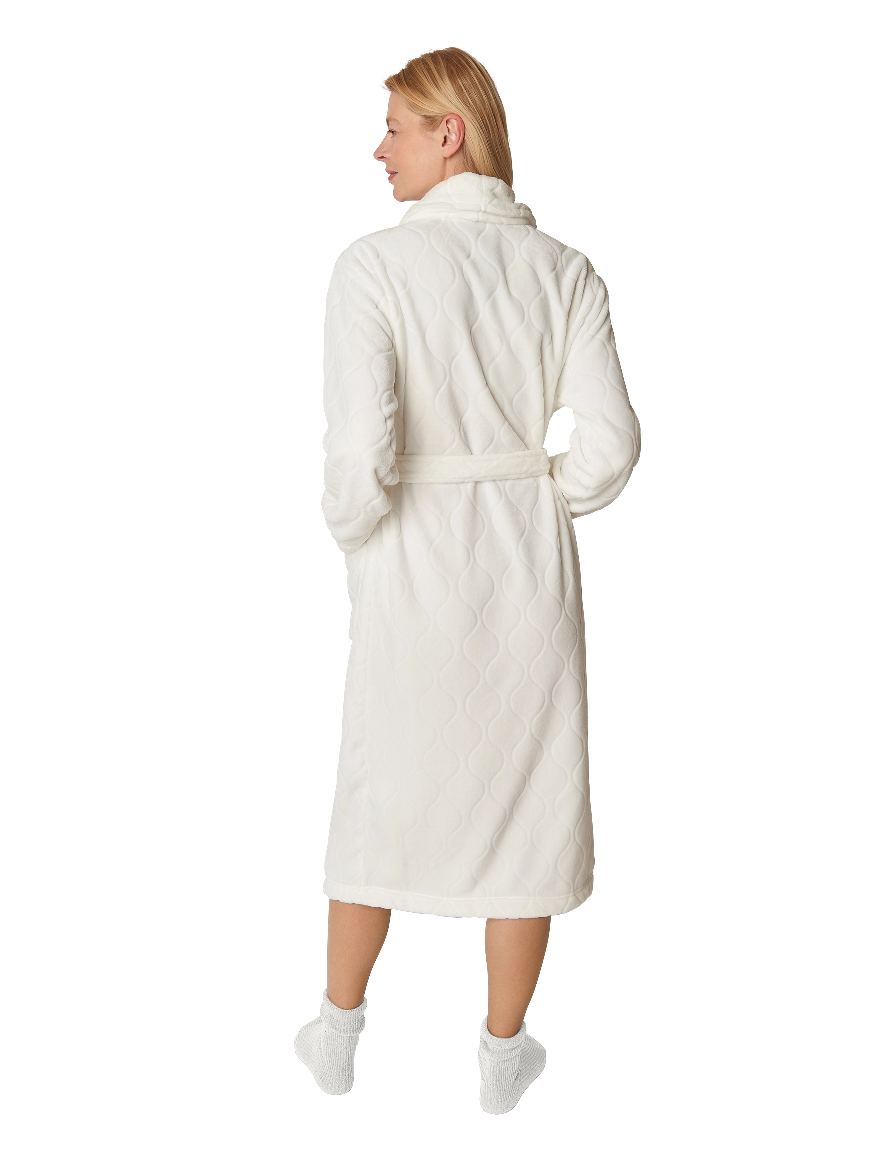 Brandtex - Bathrobe - offwhite - 3