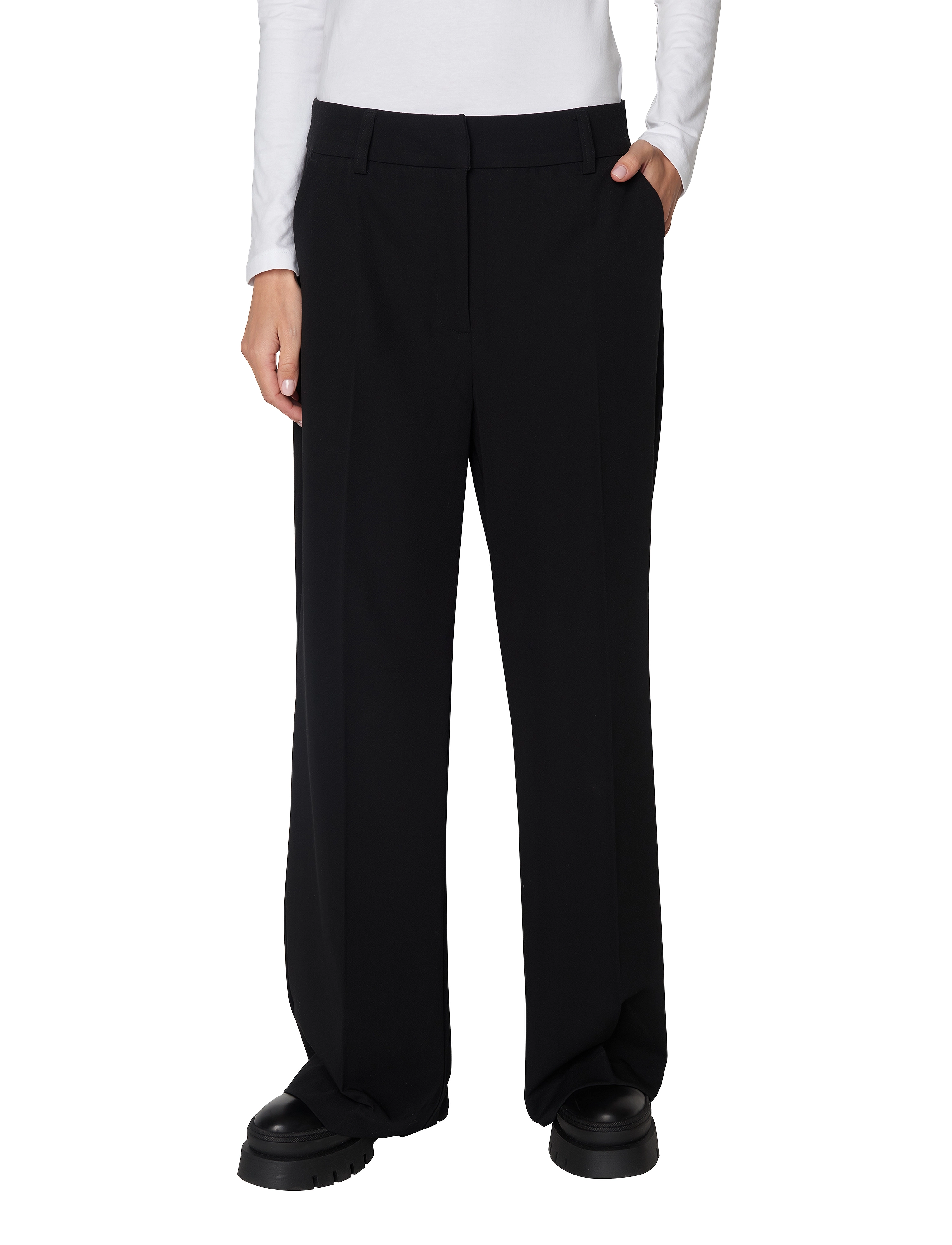 Brandtex - B. COPENHAGEN Casual pants - black - 2