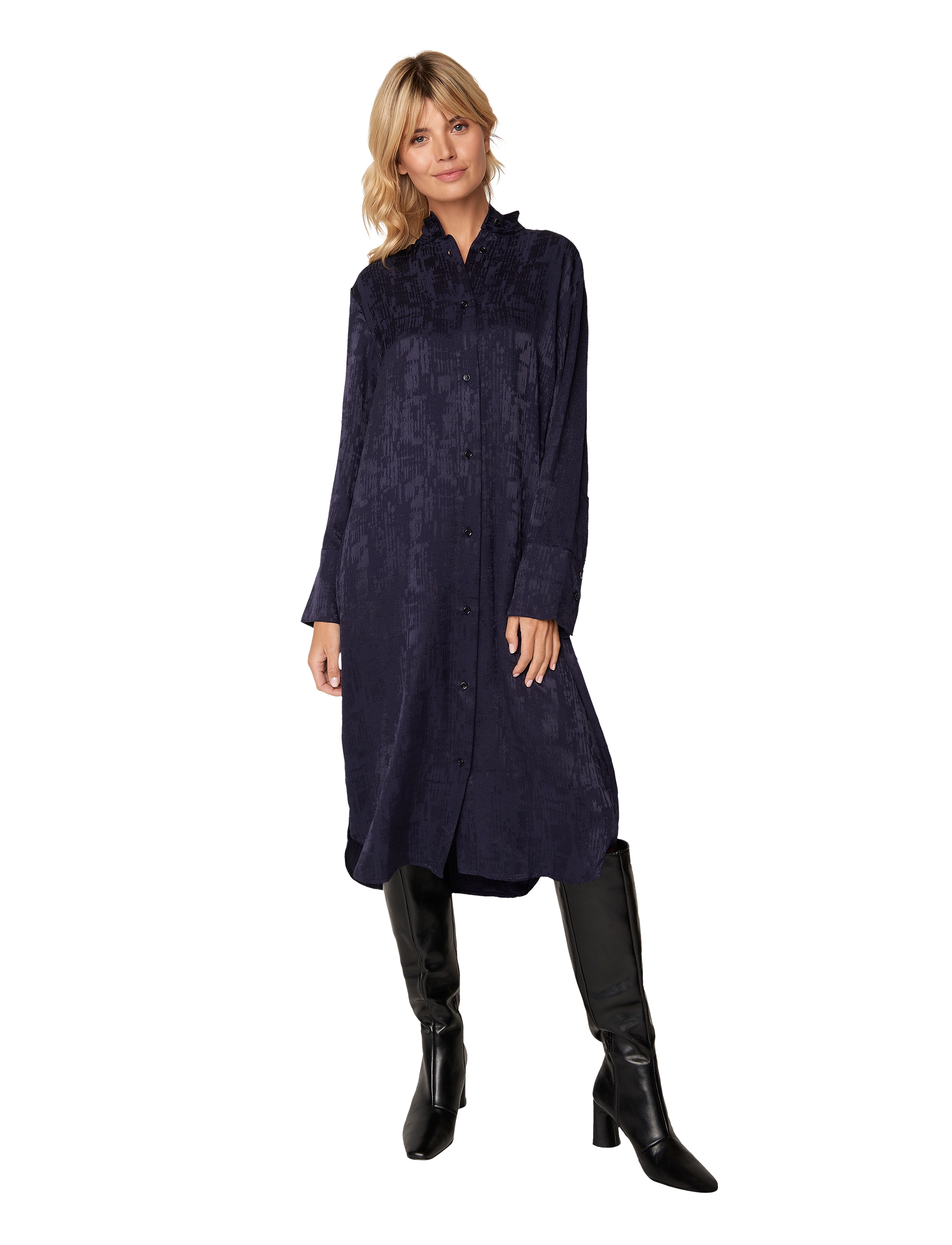 Brandtex - B. COPENHAGEN Dress-light woven - dark blue - 5