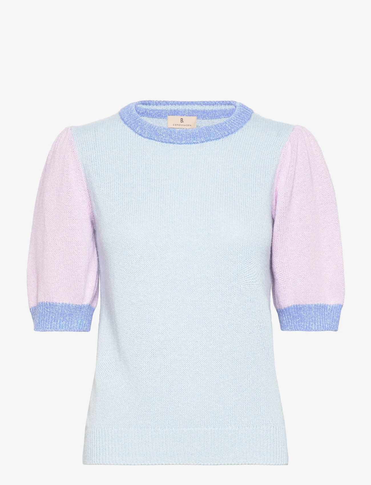 Brandtex - B. COPENHAGEN Pullover-knit Light - sweaters - chambray blue - 0