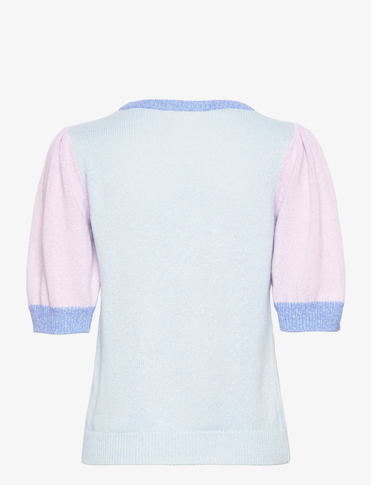 Brandtex - B. COPENHAGEN Pullover-knit Light - sweaters - chambray blue - 1