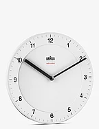 Braun Wall Clock - WHITE
