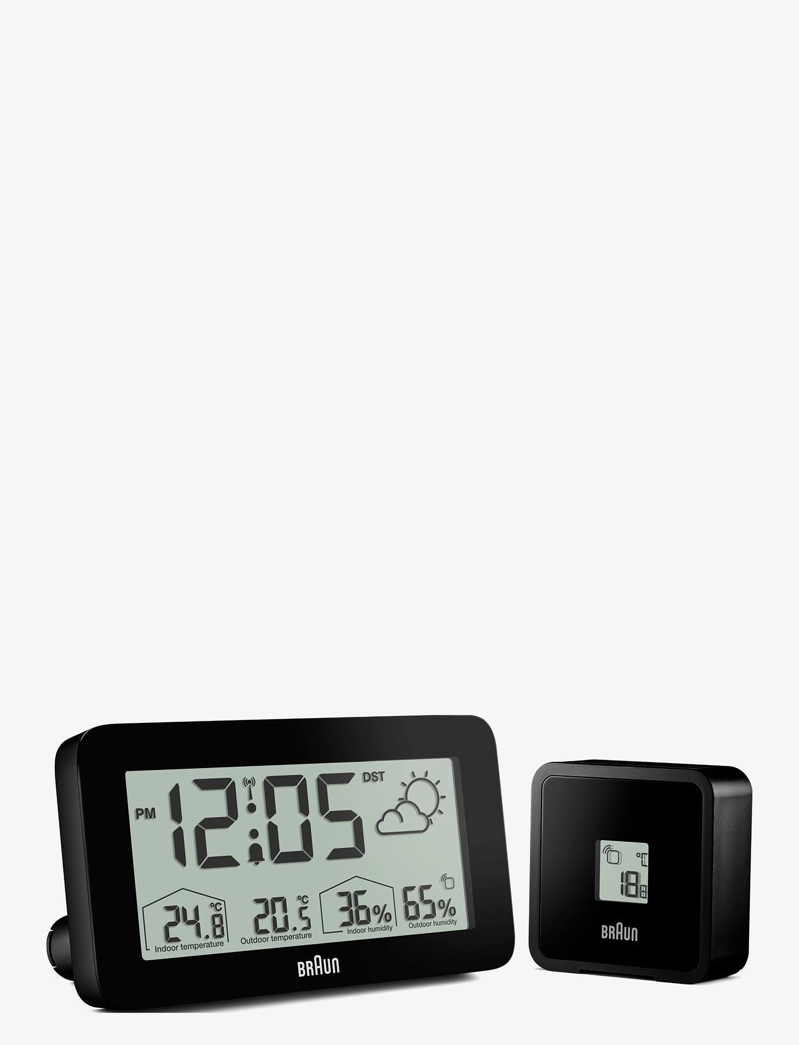Braun - Braun Weather Station - vækkeure - black - 2