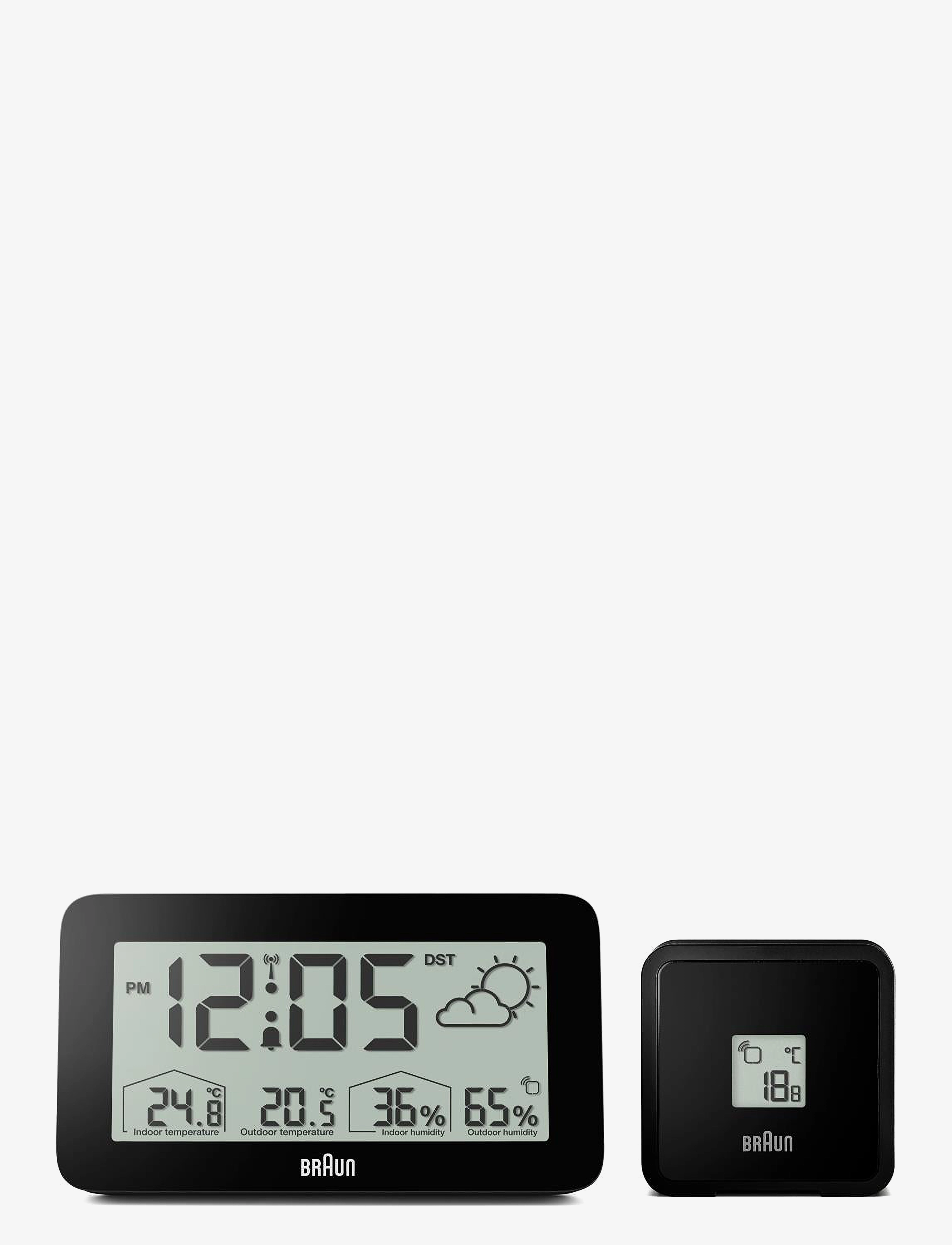 Braun - Braun Weather Station - vækkeure - black - 3