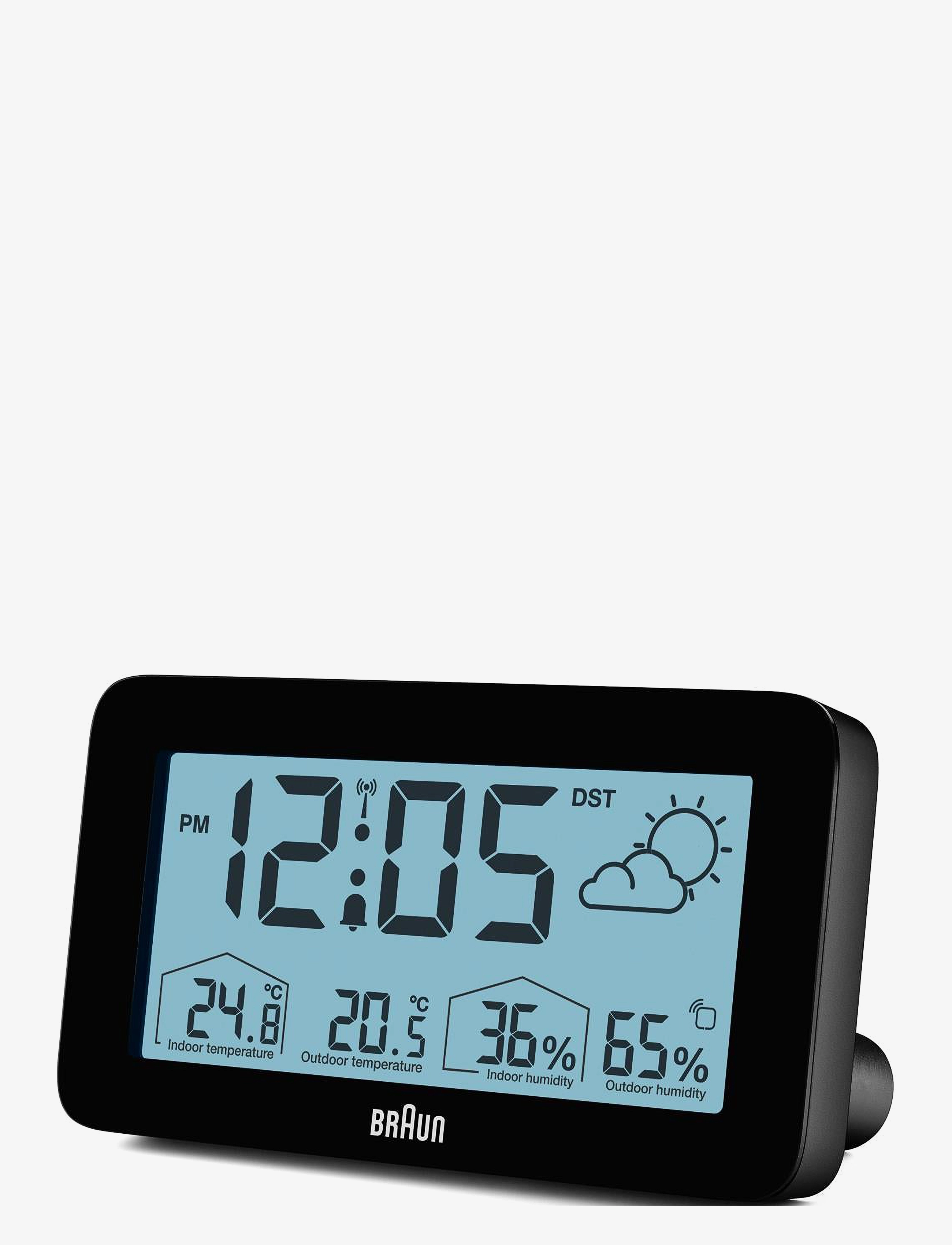 Braun - Braun Weather Station - vækkeure - black - 5