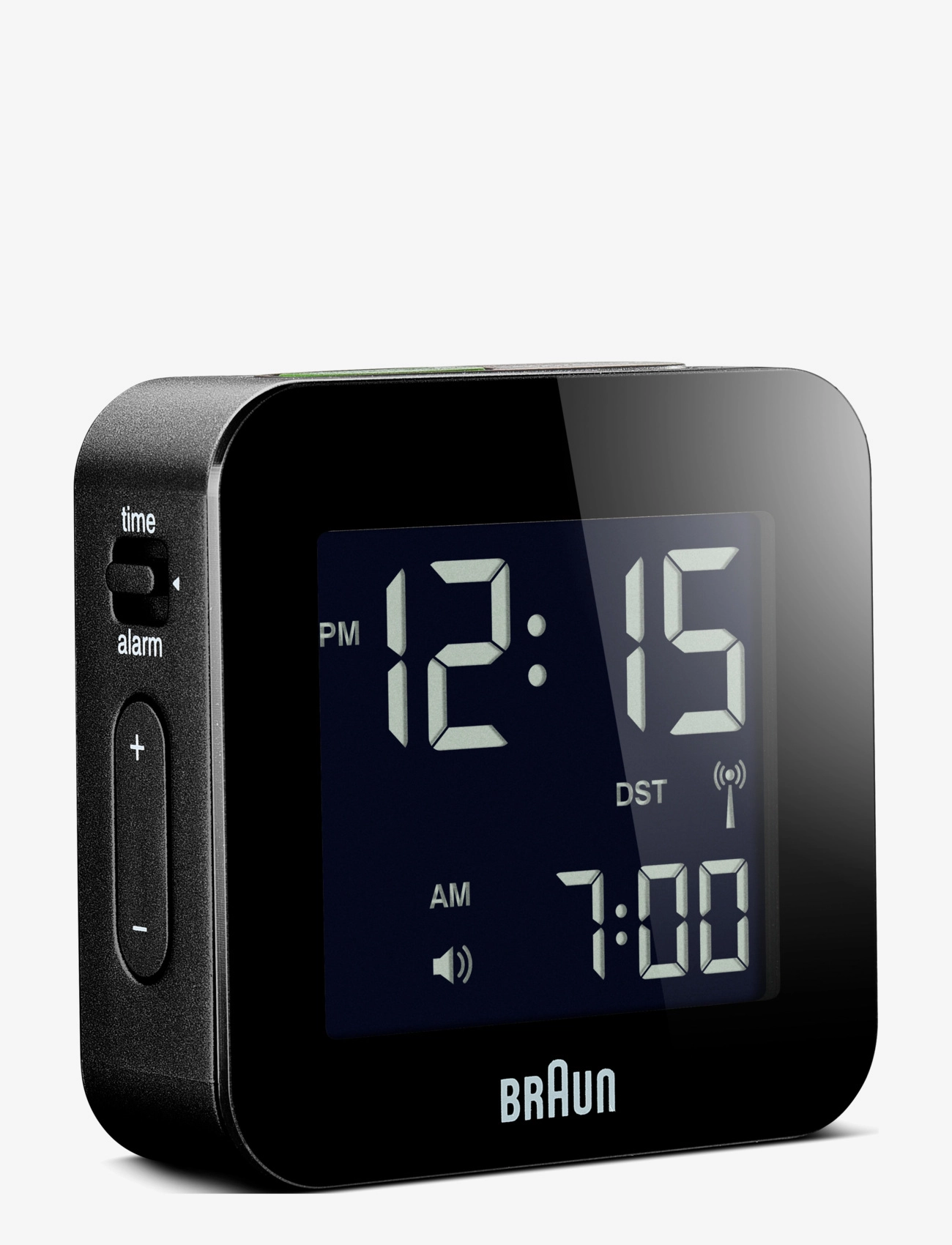 Braun Vækkeur, 5.75X 2X 5.75 cm, Watches, Schwarz - Alarm Clocks, Homeware