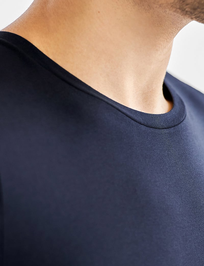 Bread & Boxers - Crew-Neck Slim - kortærmede t-shirts - dark navy - 5