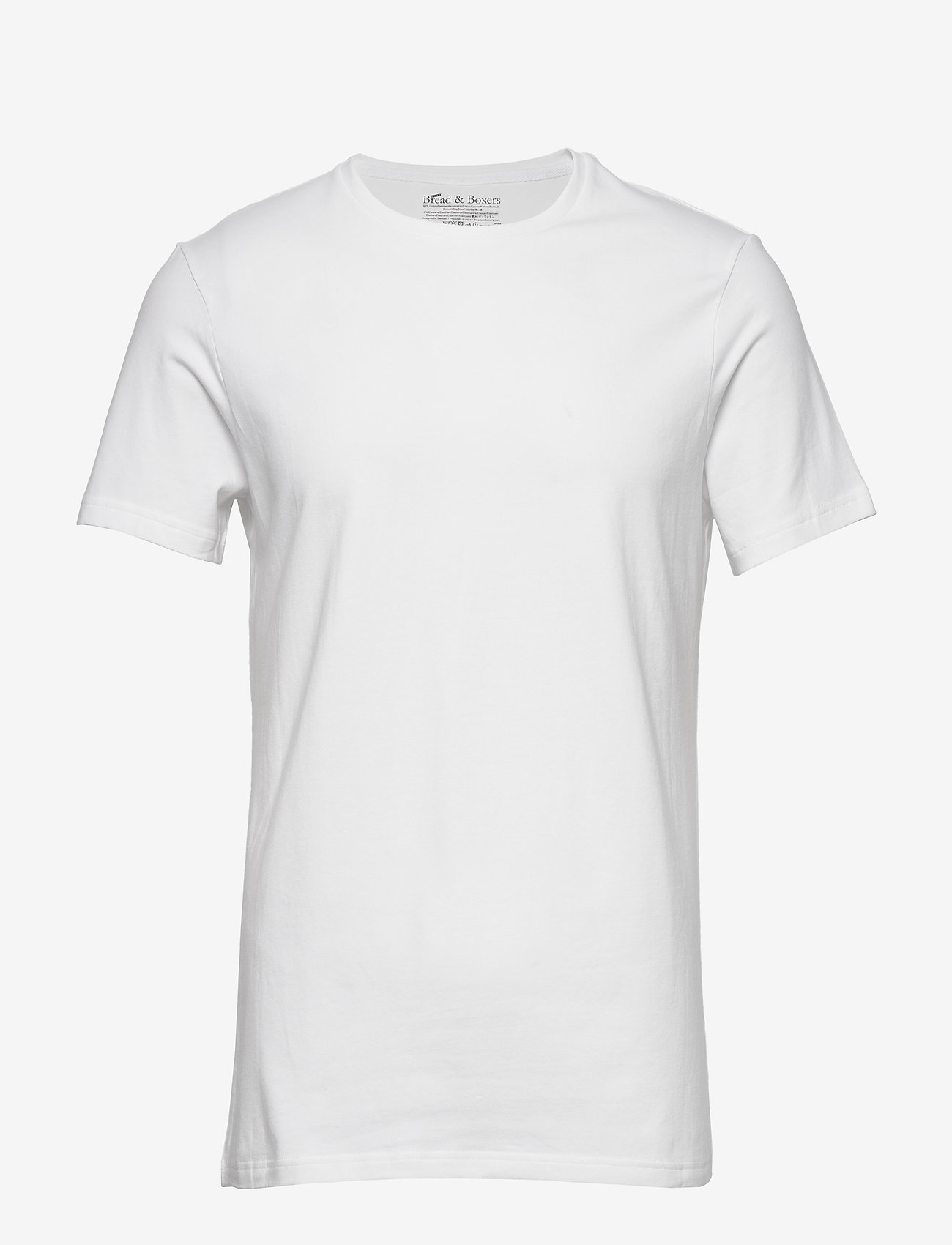 Bread & Boxers - Crew-Neck T-shirt - mažiausios kainos - white - 0