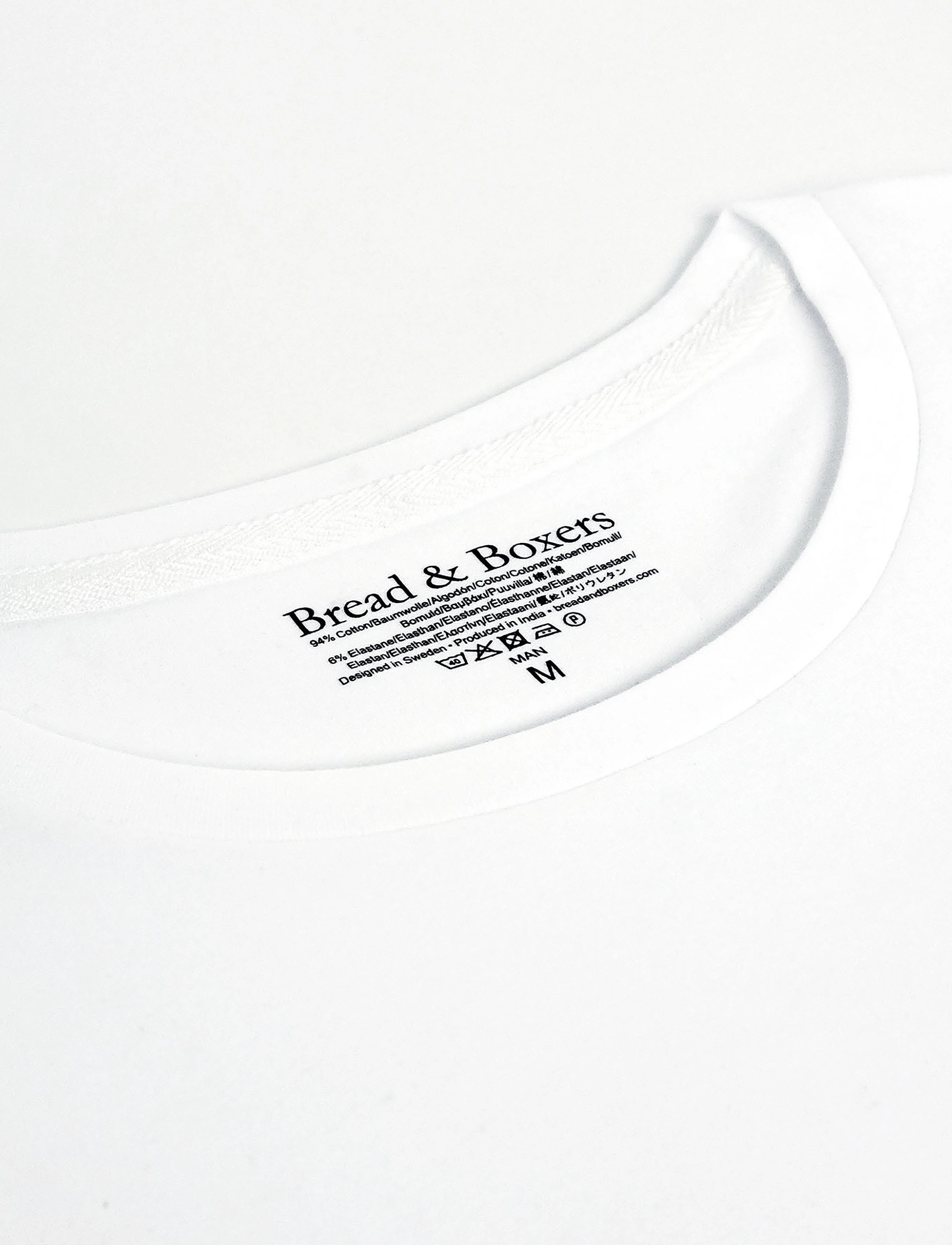 Bread&Boxers Crew-Neck Slim t-shirts - bas herr – bild 7