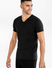 Bread & Boxers - V-Neck T-shirt - mažiausios kainos - black - 3