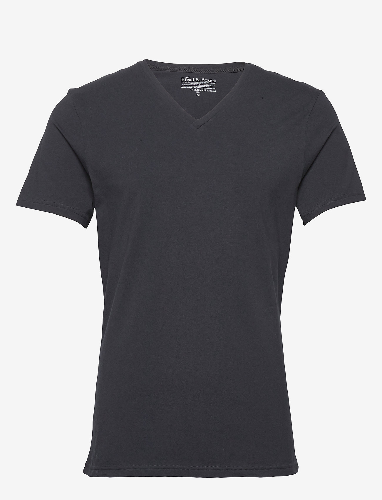 Bread & Boxers - V-Neck T-shirt - kortærmede t-shirts - dark navy - 1