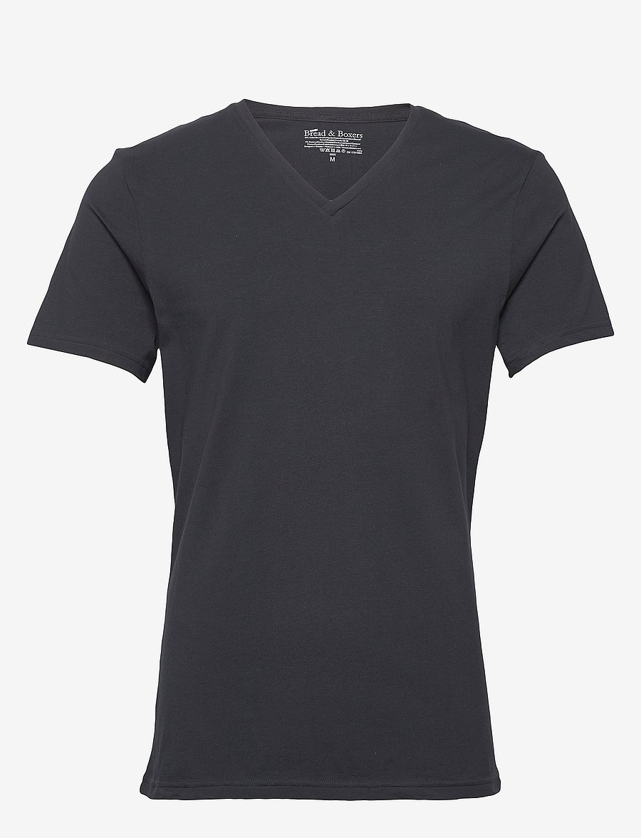 Bread & Boxers - V-Neck T-shirt - t-shirts mit v-ausschnitt - dark navy - 1