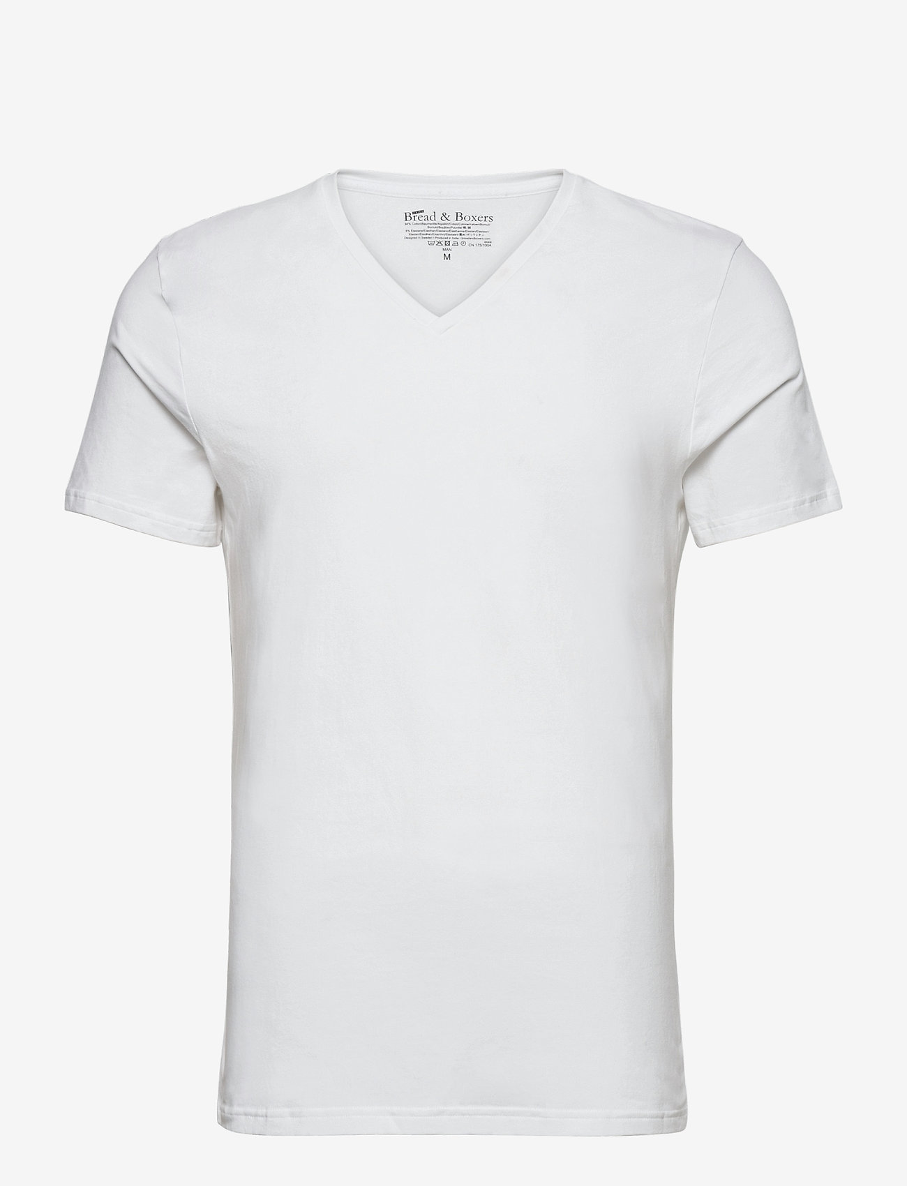 Bread & Boxers - V-Neck T-shirt - v-ringade t-shirts - white - 1