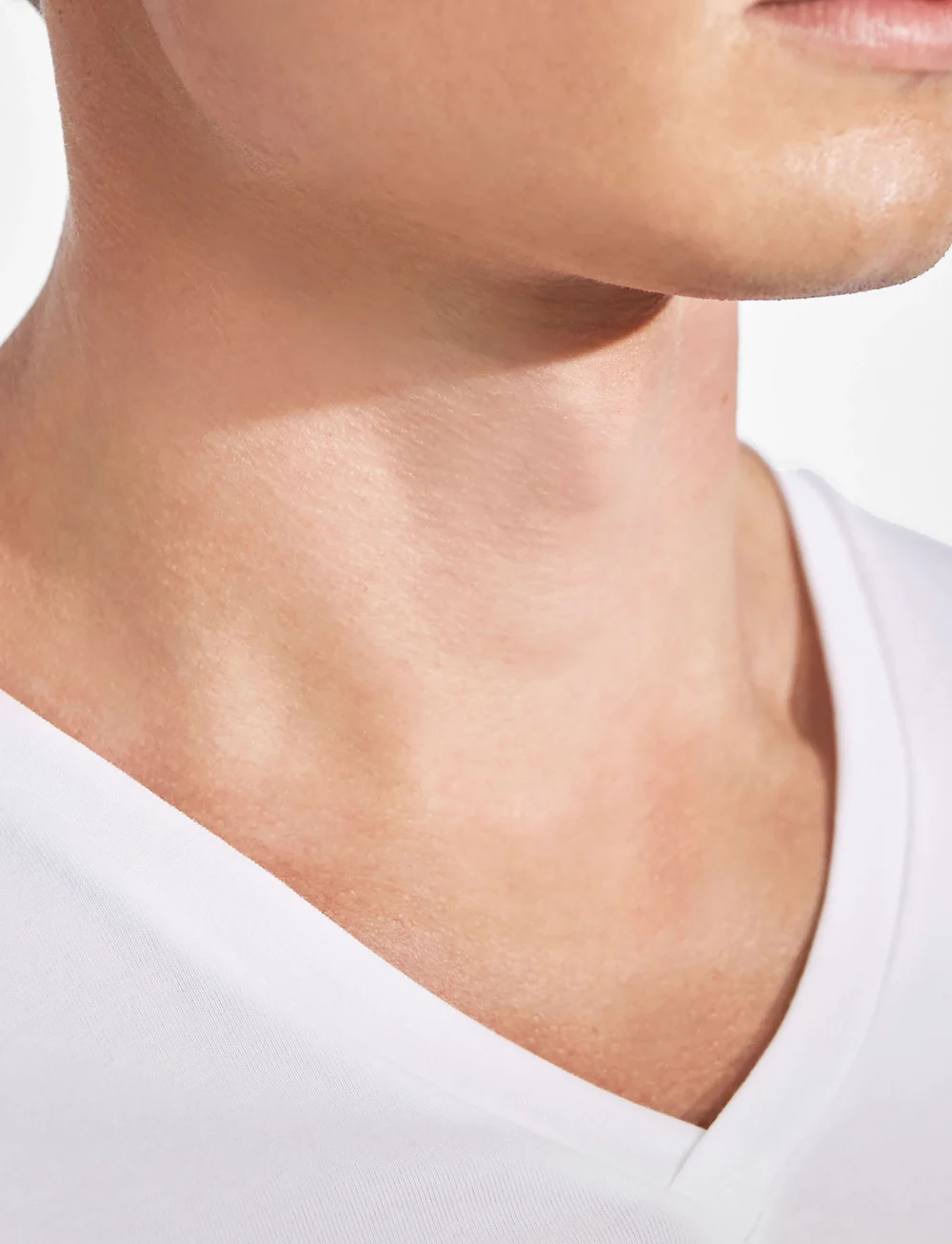 Bread & Boxers - V-Neck T-shirt - v-kaelusega t-särgid - white - 5