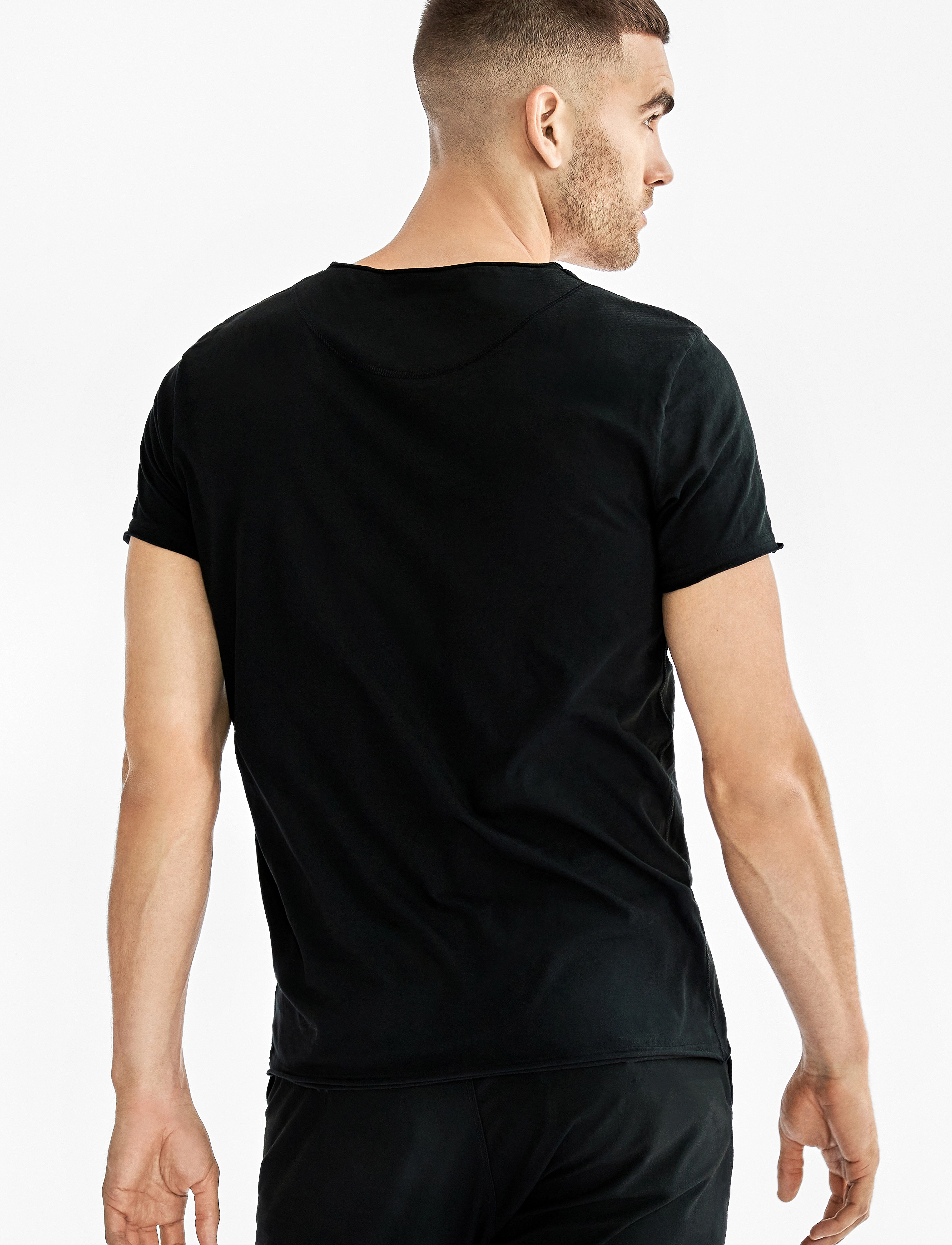 Bread & Boxers - Crew Neck Relaxed - kurzärmelig - black - 4